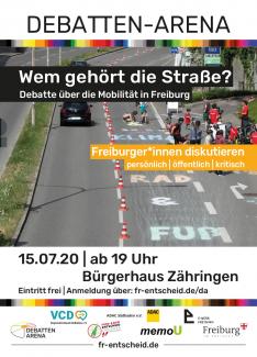 Flyer Debatten Arena