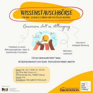 Austausch, Feedback und Kooperation für Multiplikator*innen in der politischen Bildung