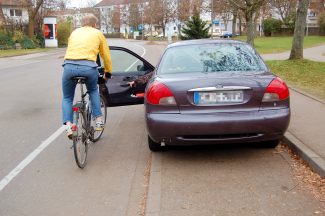 Dooring-Gefahr
