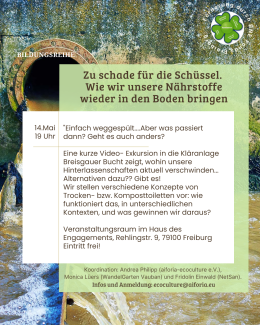 Flyer zum Termin