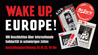 Eilandung zur Führung in der Ausstellung "Wake up, Europe!"