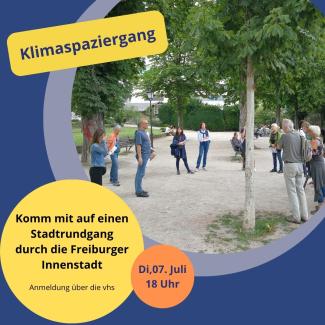 Klimaspaziergang in Freiburg