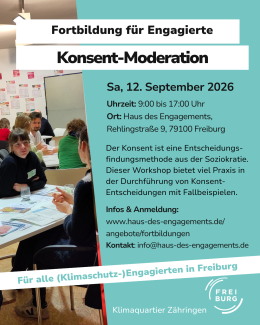 Fortbildung Konsent-Moderation